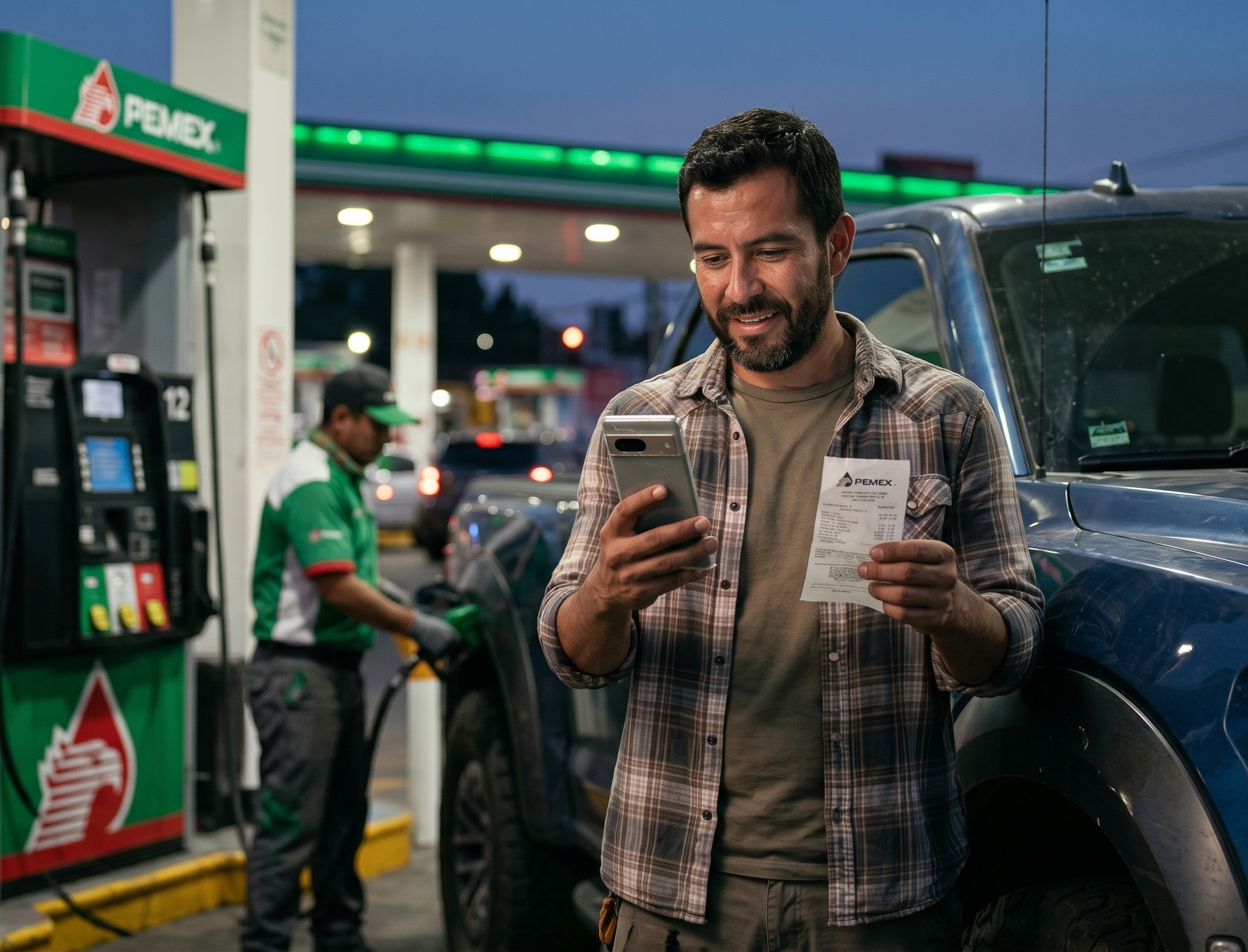 Panel administrativo TicketFact para duenos de gasolinera que facturan por WhatsApp